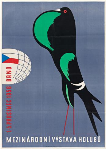 VARIOUS ARTISTS.  [CZECH GRAPHICS.] Group of 4 posters. Sizes vary.